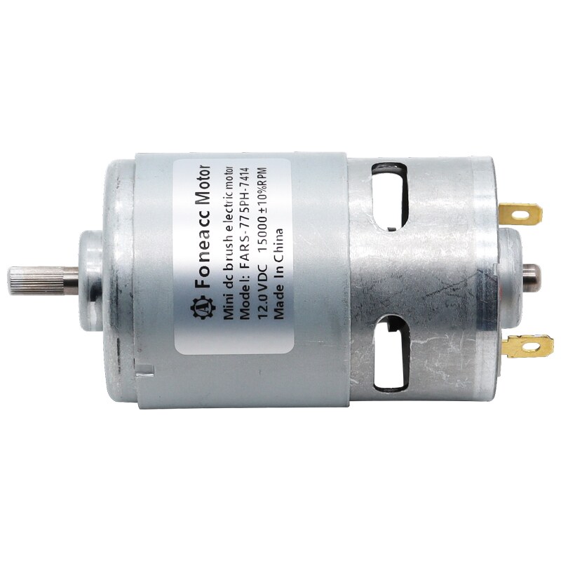 775 Double Shaft DC Motor - 12V/24V High Power Ball Bearing Micro Motor For DIY