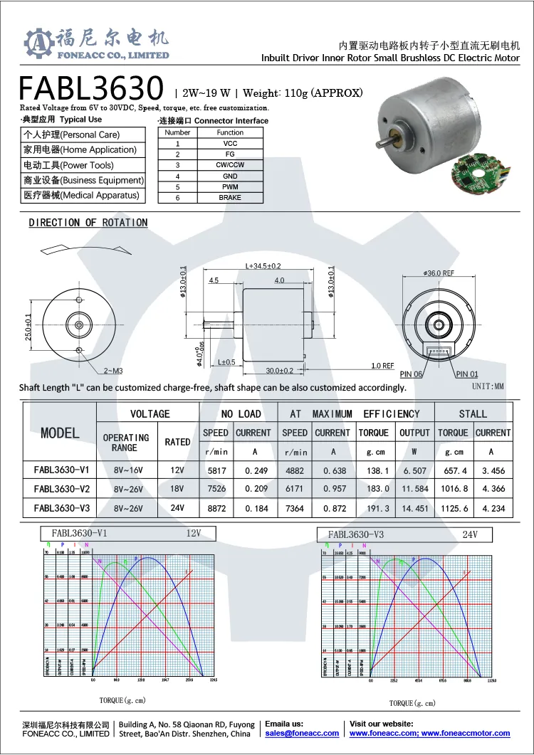 bl3630 <a href=/micro-brushless-dc-motor-foneacc-motion.html target='_blank'>BLDC motor</a>
